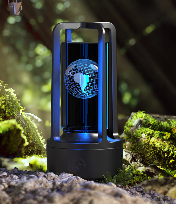 2 In 1 Audio Acrylic Crystal Lamp And Bluetooth Speaker Valentine's Day Gift