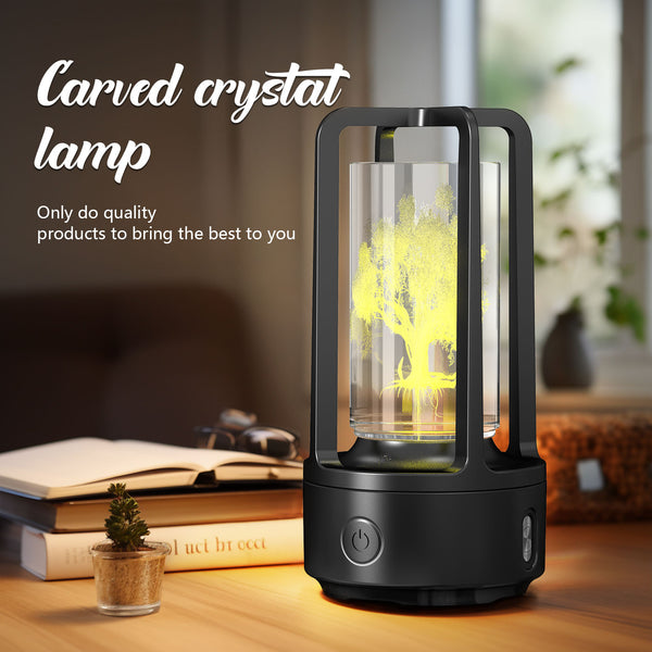 2 In 1 Audio Acrylic Crystal Lamp And Bluetooth Speaker Valentine's Day Gift