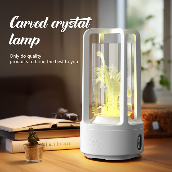 2 In 1 Audio Acrylic Crystal Lamp And Bluetooth Speaker Valentine's Day Gift