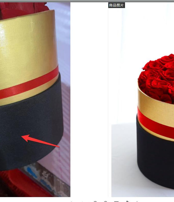 Eternal Roses In Box Preserved Real Rose Flowers