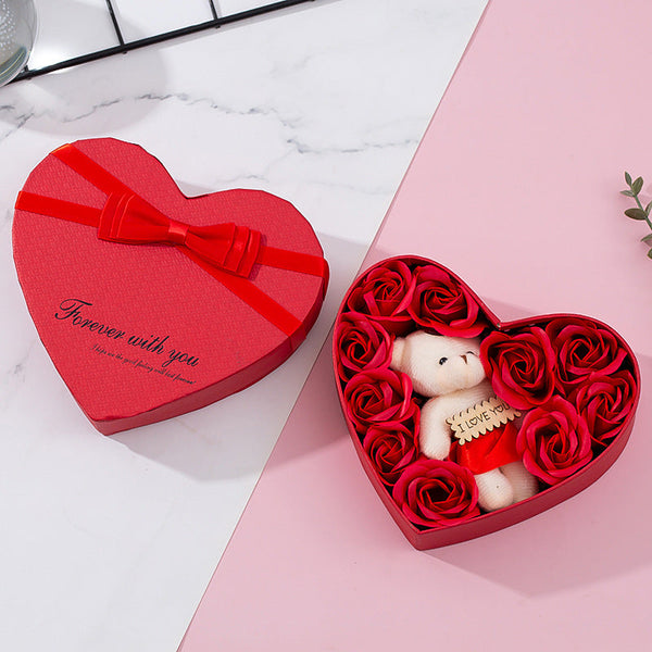 Heart-shaped Rose Red Gift Box Valentine's Day Gift