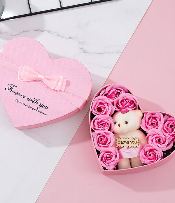 Heart-shaped Rose Red Gift Box Valentine's Day Gift