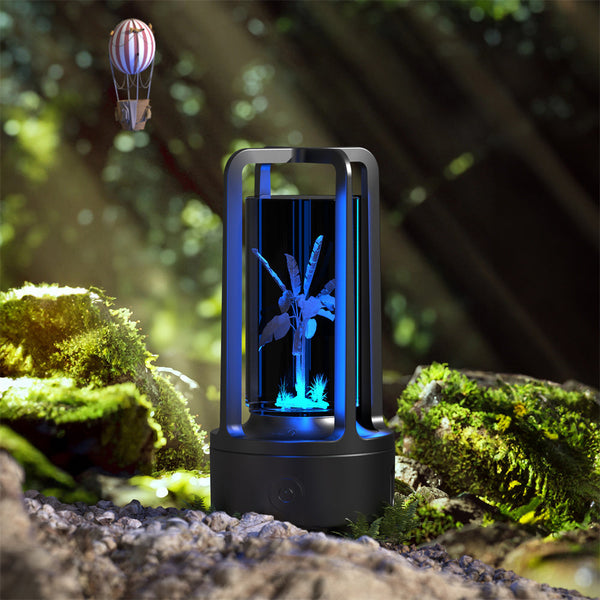 2 In 1 Audio Acrylic Crystal Lamp And Bluetooth Speaker Valentine's Day Gift